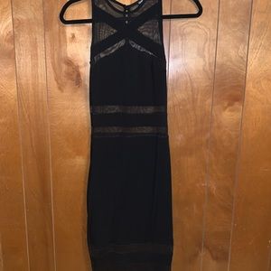 Fashion Nova Black Midi Dress